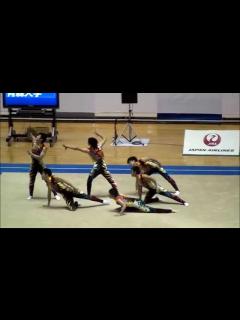 [画像][x]2014全日本新体操選手権 決勝 第1位 青森大学 - YouTube 余白なし