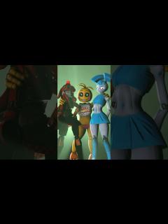 [画像][x]Toy Chica & Roxy's Rule 34 Gang (FNAF Animation) - YouTube 余白なし