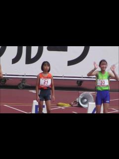 [画像][x]5年女子100mA決勝 #小学生陸上【4KｳﾙﾄﾗHD】日清食品カップ第40回全国小学生陸上競技交流大会 東京国立競技場 2024.9.22 ... 余白なし