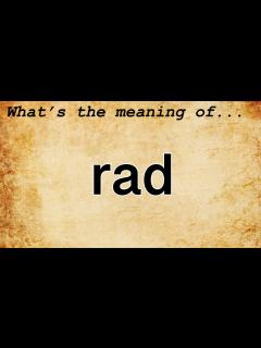 [画像][x]Rad Meaning : Definition of Rad - YouTube 余白なし