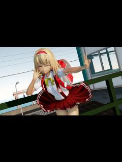 [画像][x]君の彼女 アリス・マーガトロイド JSスタイル【Ray-MMD1.52 ぱんつ注意 余白なし