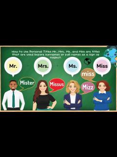 [画像][x]Difference Between MR, MRS, MS and MISS in English - YouTube 余白なし