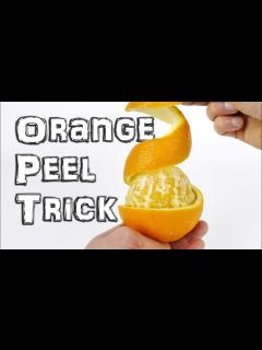 [画像][x]Orange Peel Trick - Life Hack - YouTube 余白なし