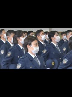 [画像][x]過去最多28人の女性警察官採用 三重県警察学校で入校式 - YouTube 余白なし