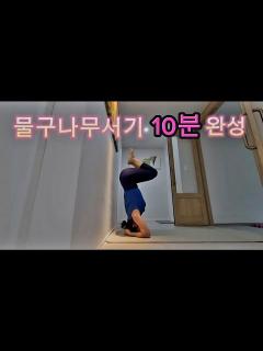[画像][x][물구나무서기 10분만의 성공하기]머리서기/ 거꾸로서기/시르사아사나/역자세/yoga - YouTube 余白なし