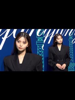 [画像][x]齋藤飛鳥、大胆スリットからほっそり美脚で魅了 小顔際立つ全身黒コーデで登場 - オリコン | Yahoo! JAPAN 余白なし