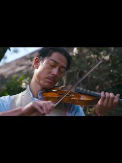 [画像][x]EXILE・AKIRA、山田耕筰役でバイオリンを弾く姿を初披露 ATSUSHIが歌う童謡も 映画「この道」本予告が公開 - YouTube 余白なし