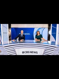 [画像][x]CBS News Streaming Network launches from new studio with new ... 余白なし