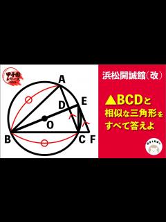 [画像][x]何個見つけられるかな？相似をすべて見つけろ！！ 浜松開誠館（静岡）改題 - YouTube 余白なし
