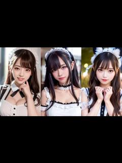 [画像][x]かわいすぎるメイドさんまとめ【AI生成 余白なし