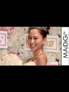 [画像][x]河北麻友子、11月に恋愛解禁宣言 ウエディングドレス姿で理想の男性語る 「スマ婚」PRアンバサダー就任発表会 会見1 - YouTube 余白なし