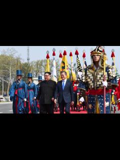 [画像][x]North and South Korea Set Bold Goals: A Final Peace and No Nuclear Arms ... 余白なし