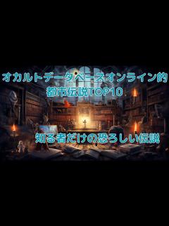 [画像][x]日本の都市伝説TOP10: 知る者だけの恐ろしい伝説 - YouTube 余白なし