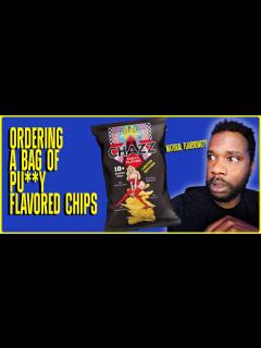 [画像][x]Ordering a bag of Pussy Flavored Chips - YouTube 余白なし