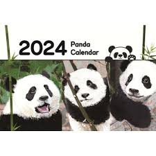 2024年 カレンダー 韓国版『2024 Panda Calendar パンダカレンダー（280*190 スプリング）』（祝日は韓国の祝日表示） |  LINEブランドカタログ